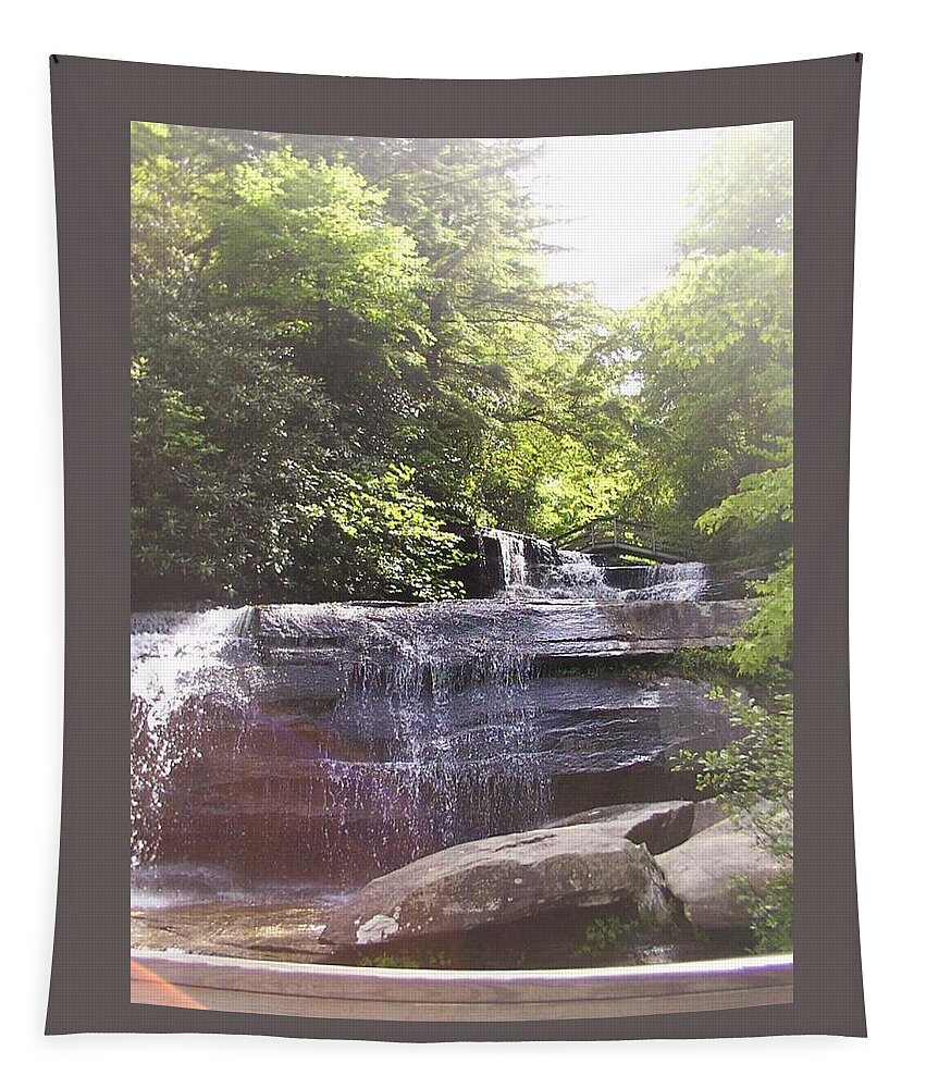 Waterfall Tapestry featuring the photograph Waterfall by Kelly Hazel