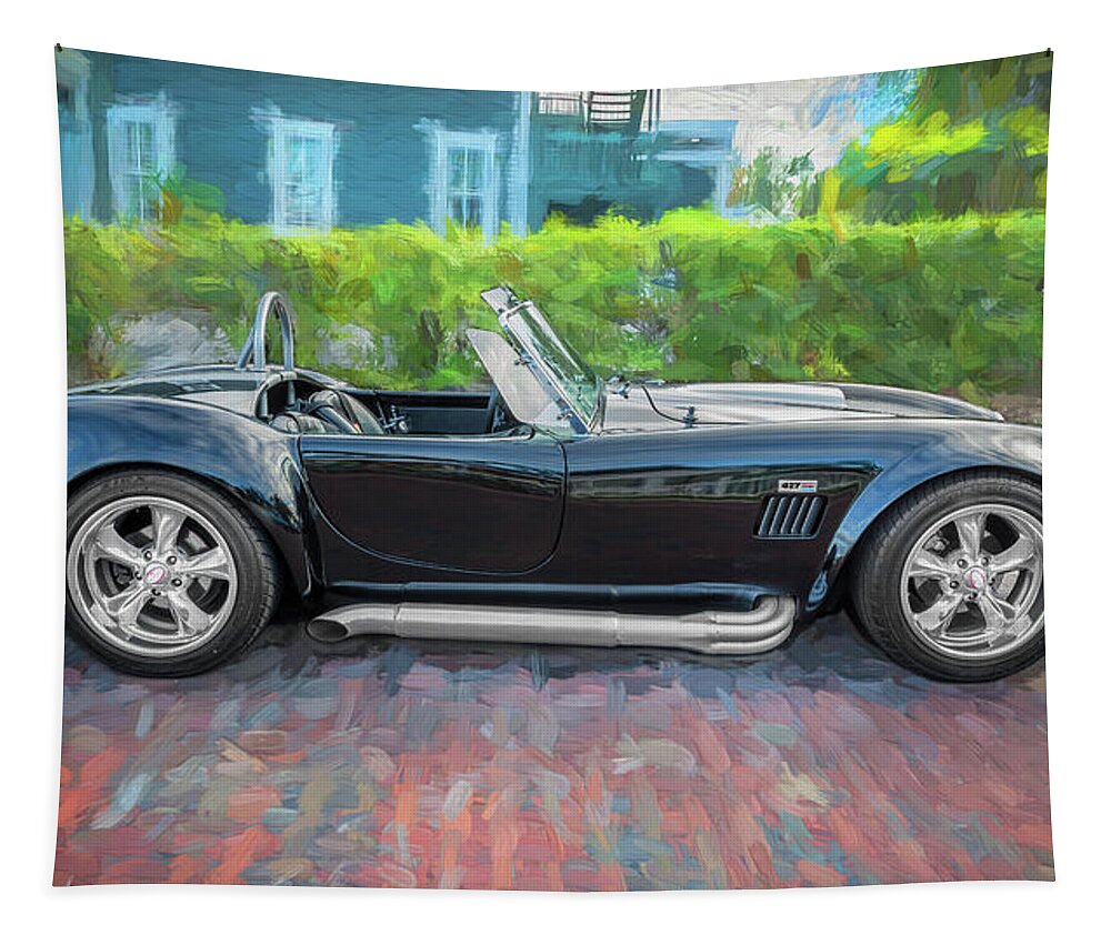 1965 Ford Ac Cobra Tapestry featuring the photograph 1965 Ford AC Cobra Painted  by Rich Franco