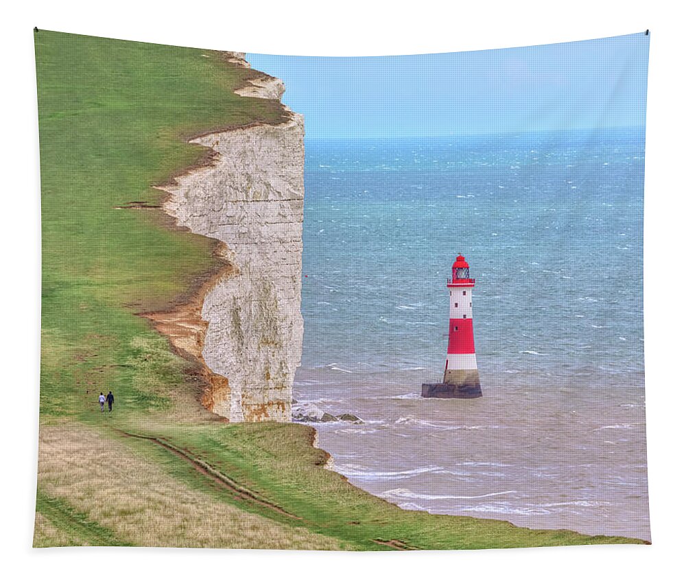 Beachy Head Tapestry featuring the photograph Beachy Head - England #1 by Joana Kruse