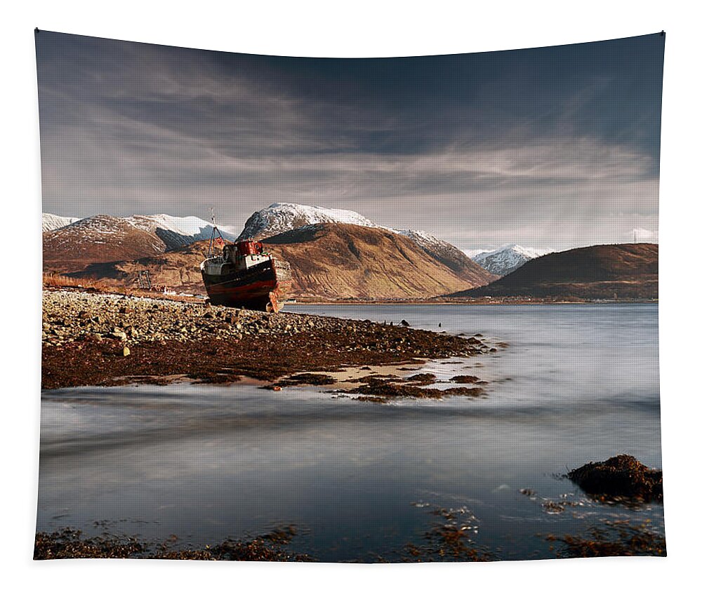 Loch Tapestry featuring the photograph Ben Nevis by Grant Glendinning
