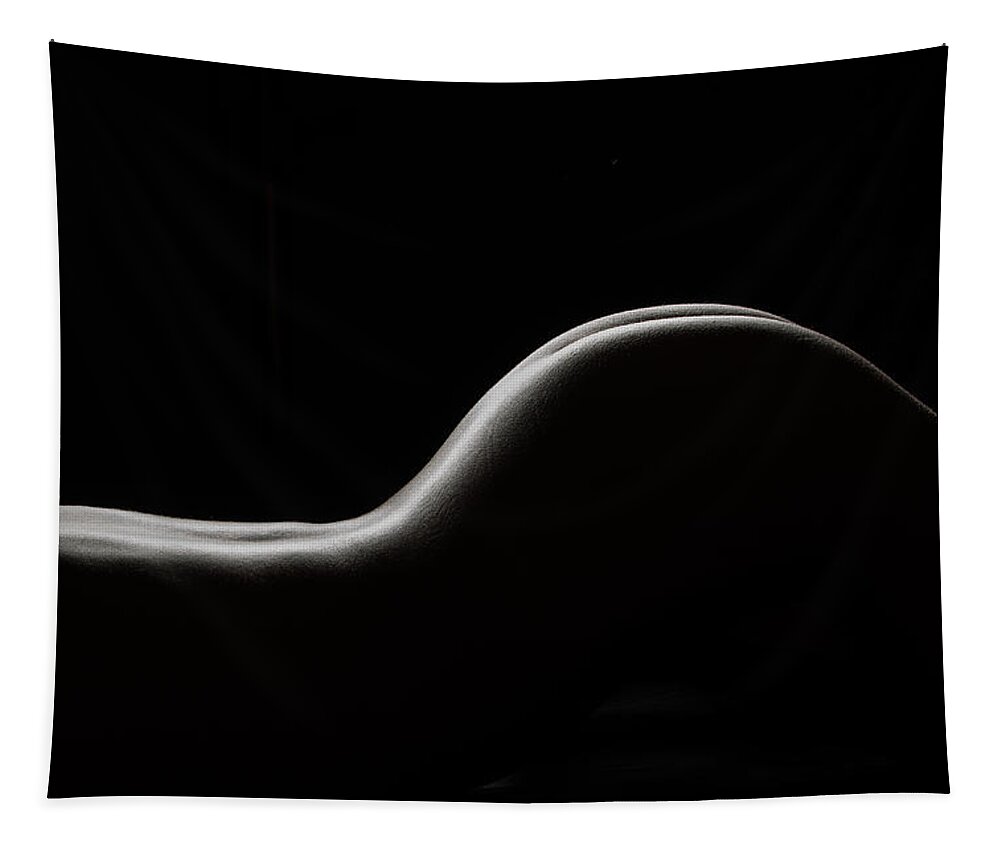 Nude Tapestry featuring the photograph Bodyscape 254 by Michael Fryd