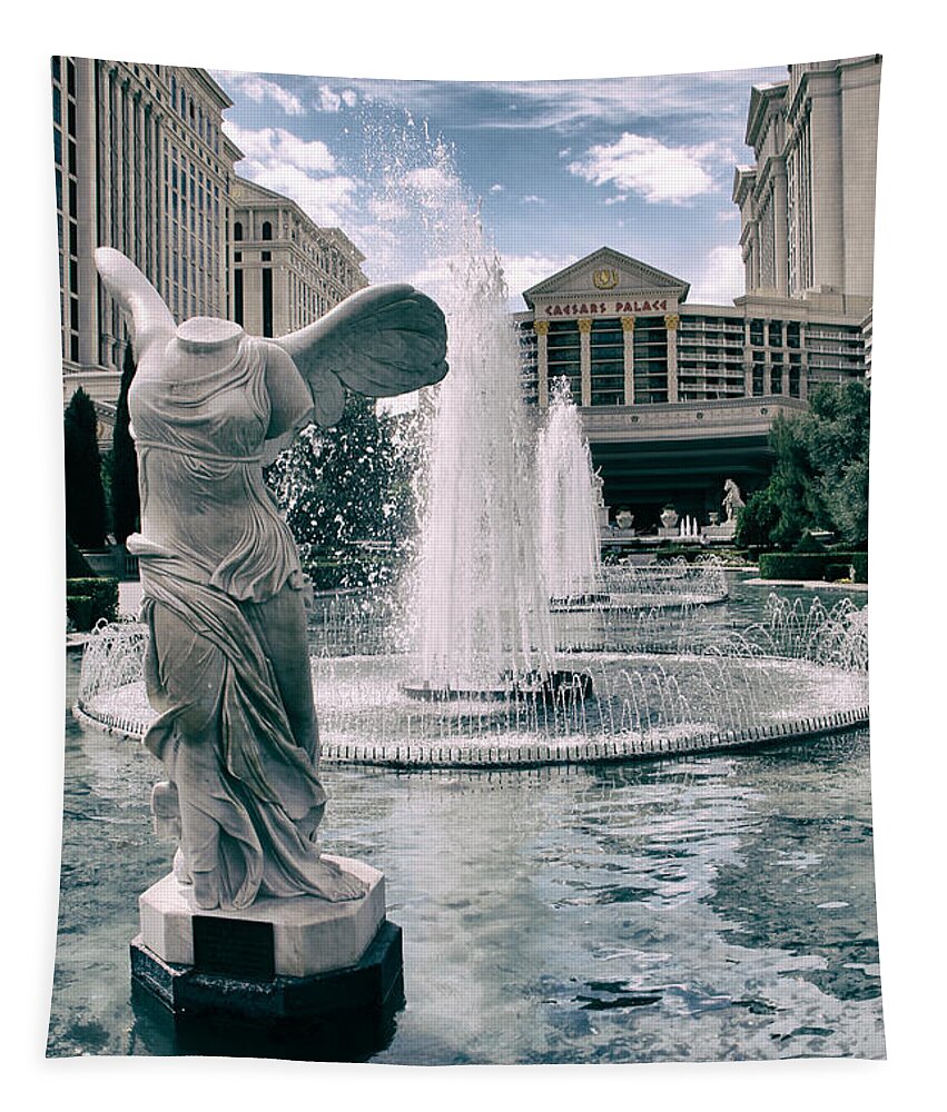 Caesars Palace Tapestry featuring the photograph Caesar's Palace by Mariola Bitner