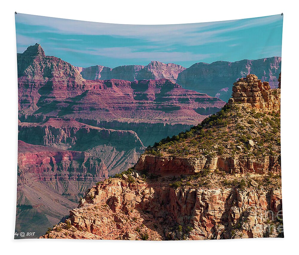 Landscape Tapestry featuring the photograph Canyon Grandeur #1 by Joseph Noonan
