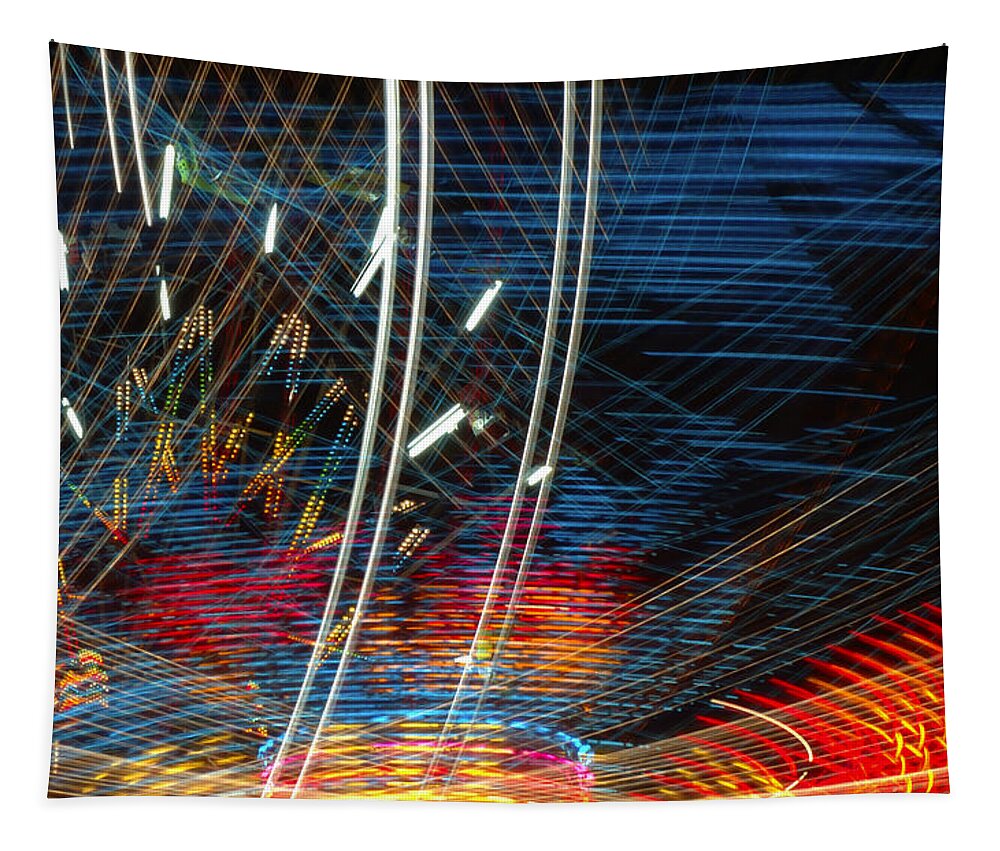 Lights Tapestry featuring the photograph Cosmic by George Buxbaum