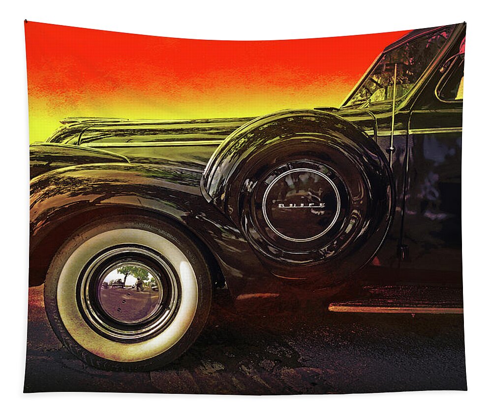 Cars Tapestry featuring the photograph Heavy Metal #1 by John Anderson
