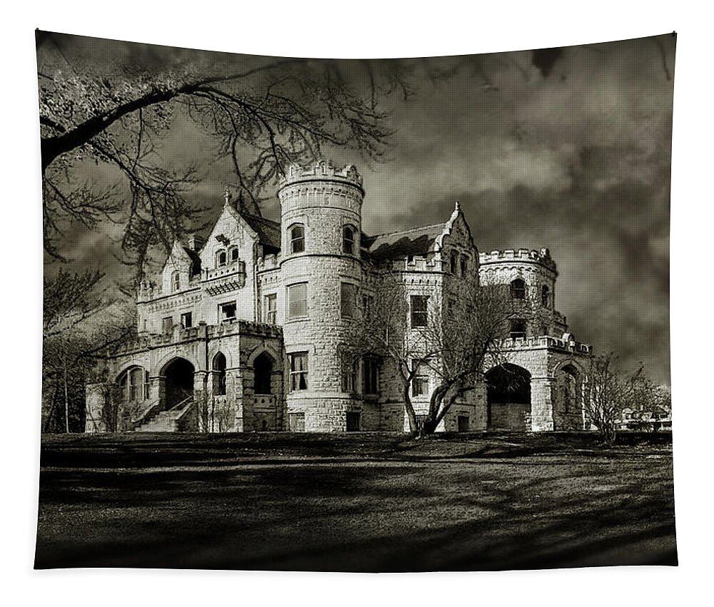 Joslyn Castle Tapestry featuring the photograph Joslyn Castle #1 by John Anderson