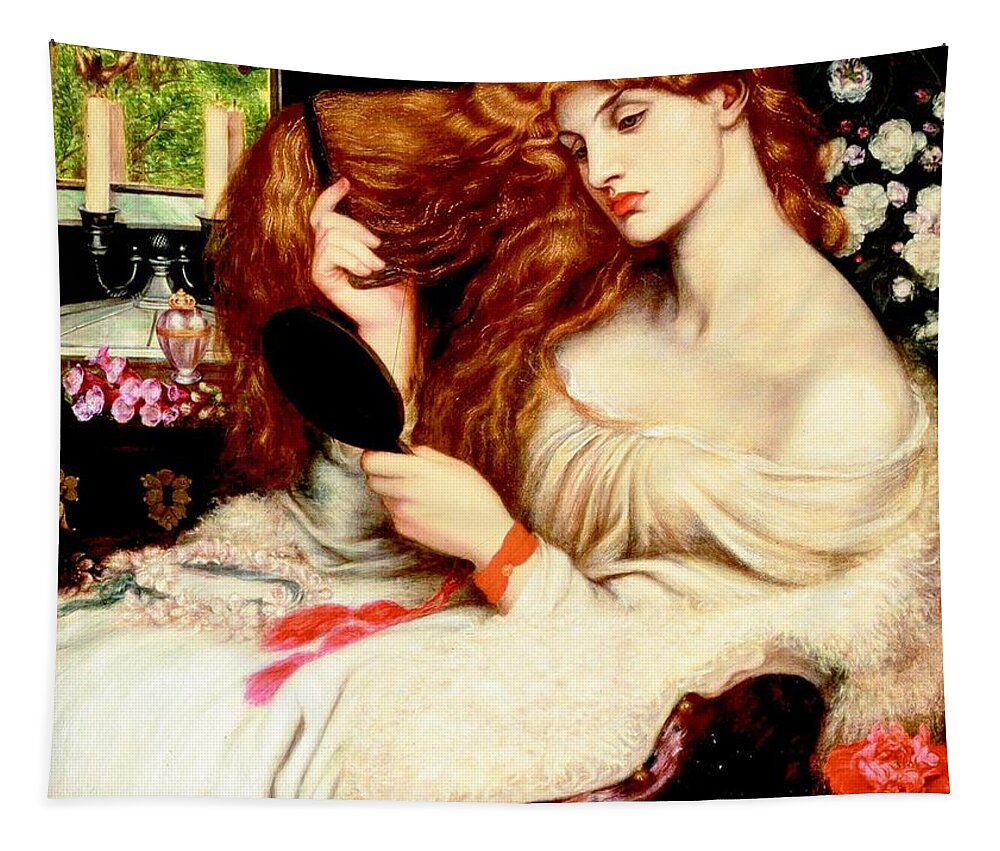 Dante Gabriel Rossetti Tapestry featuring the painting Lady Lilith #1 by Dante Gabriel Rossetti