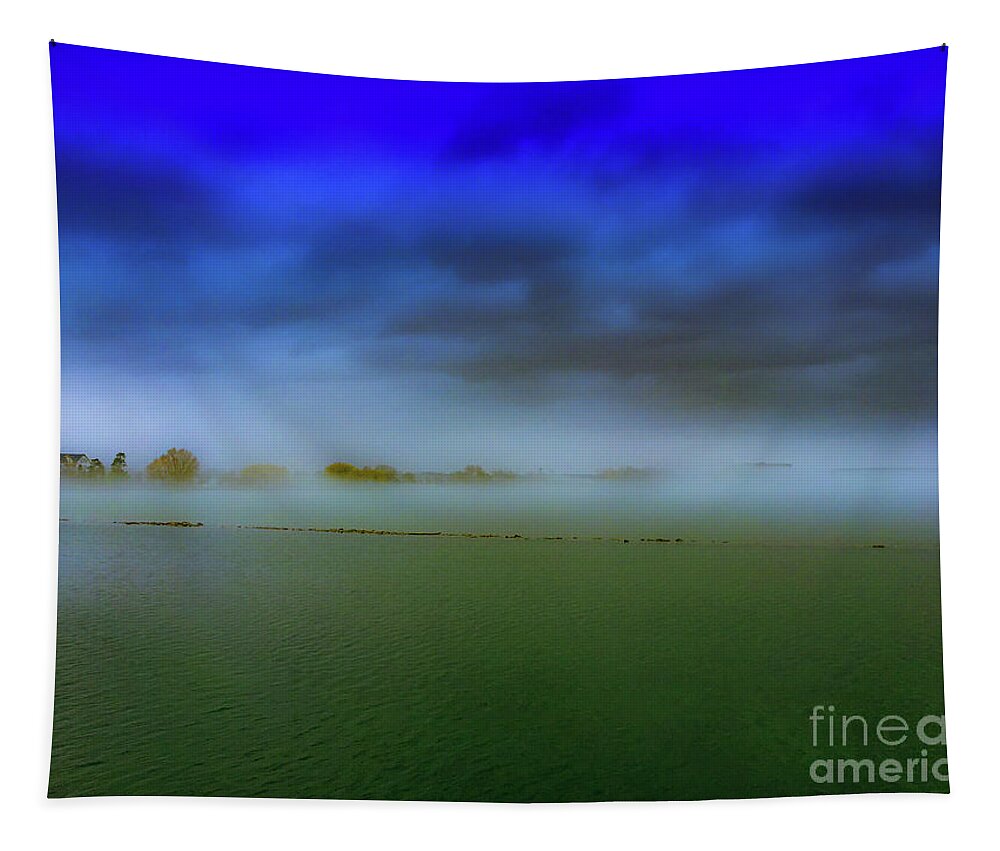 Fog Tapestry featuring the photograph Lake Fog #1 by William Norton