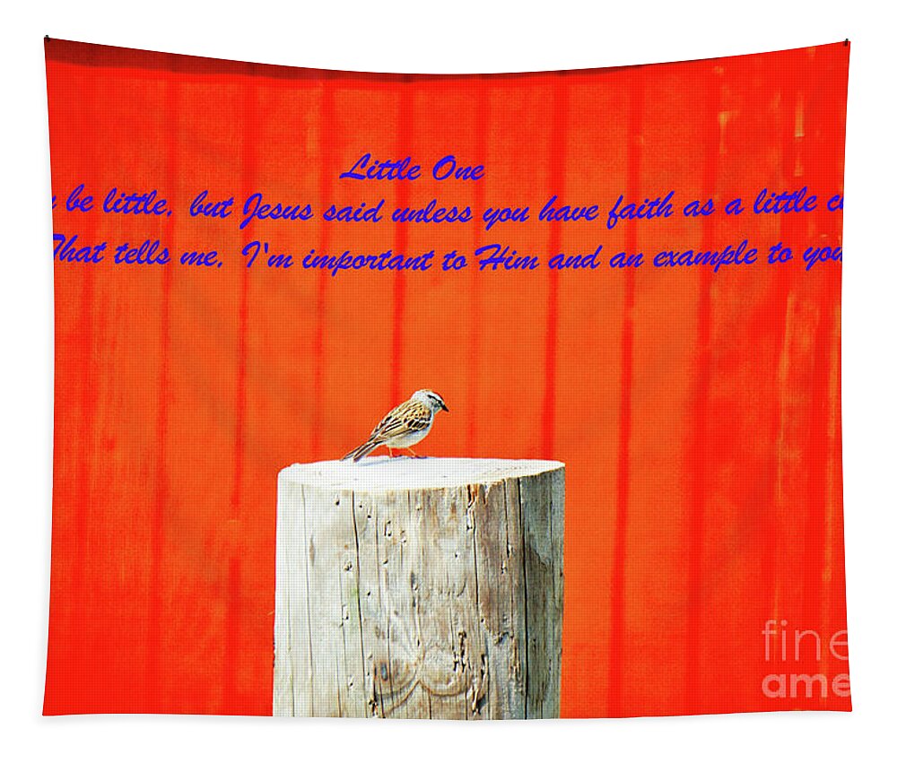 Bird Tapestry featuring the photograph Little One by Merle Grenz