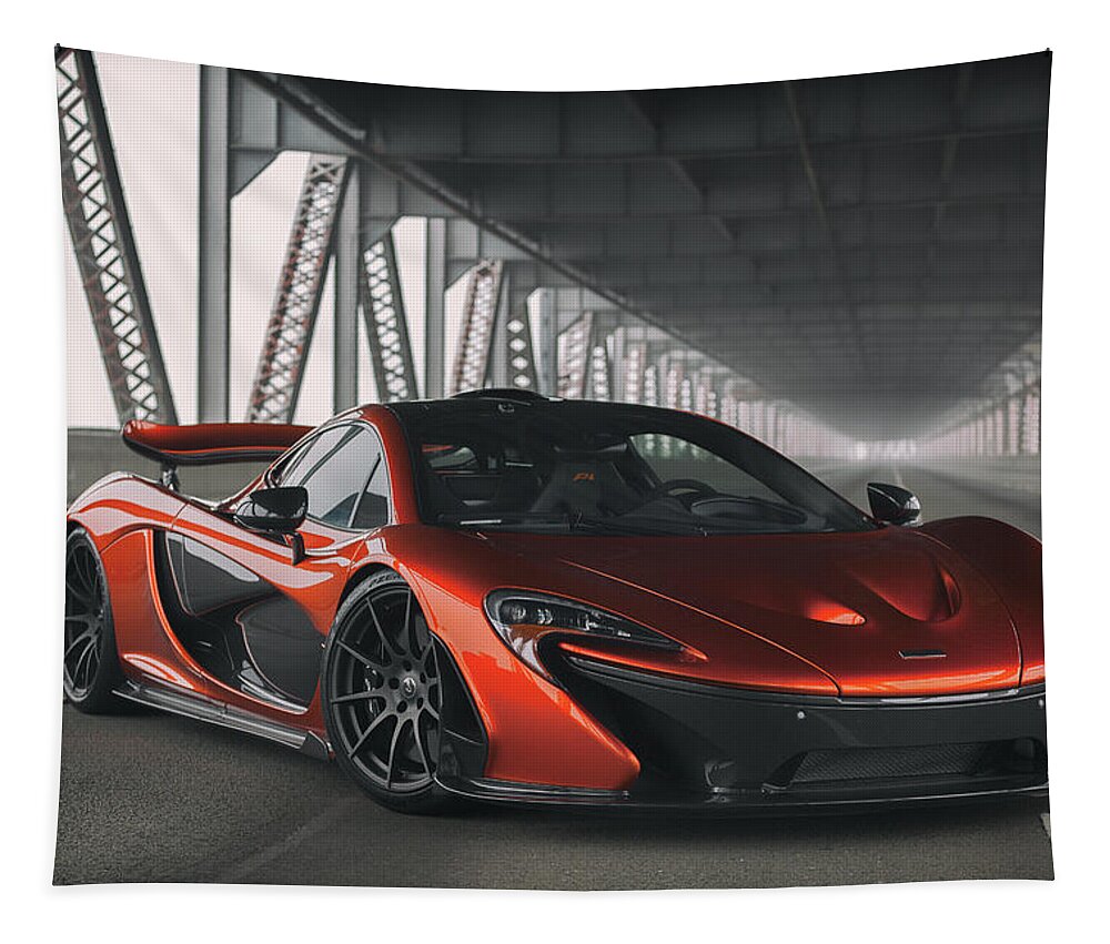 Mclaren Tapestry featuring the photograph #mclaren #p1 #print #1 by ItzKirb Photography