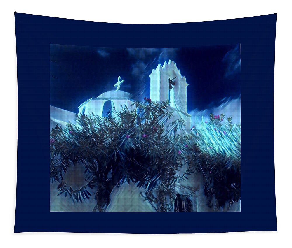 Colette Tapestry featuring the photograph Paros Island Beauty Greece by Colette V Hera Guggenheim