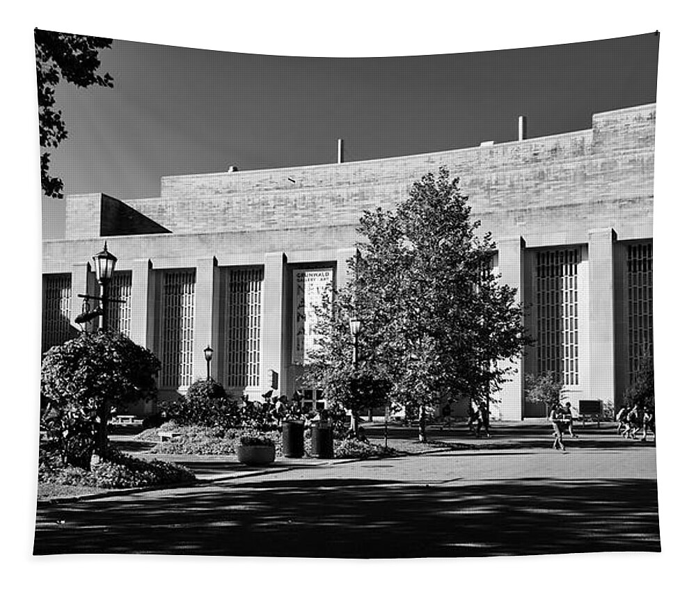 Indiana University Tapestry featuring the photograph Performance Arts Center - Indiana University #1 by Mountain Dreams