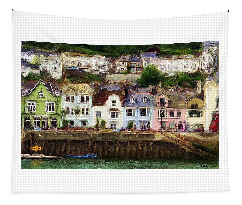 St. Mawes Tapestry featuring the photograph St. Mawes Dreamscape by Peggy Dietz