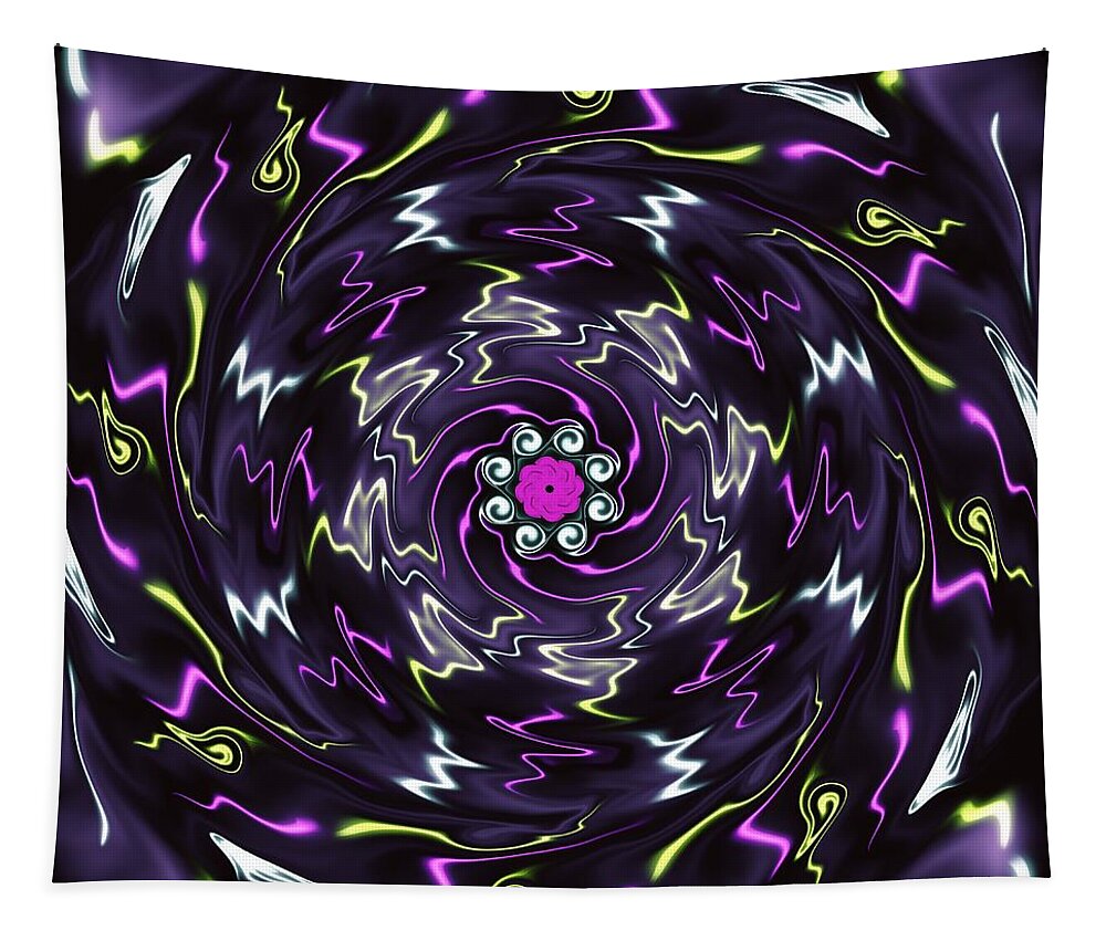 Symmetry Tapestry featuring the digital art Symmetry 11 #1 by David G Paul