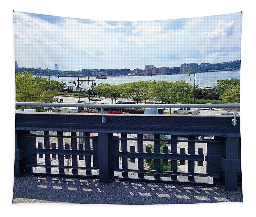 The High Line Tapestry featuring the photograph The High Line 197 #1 by Rob Hans