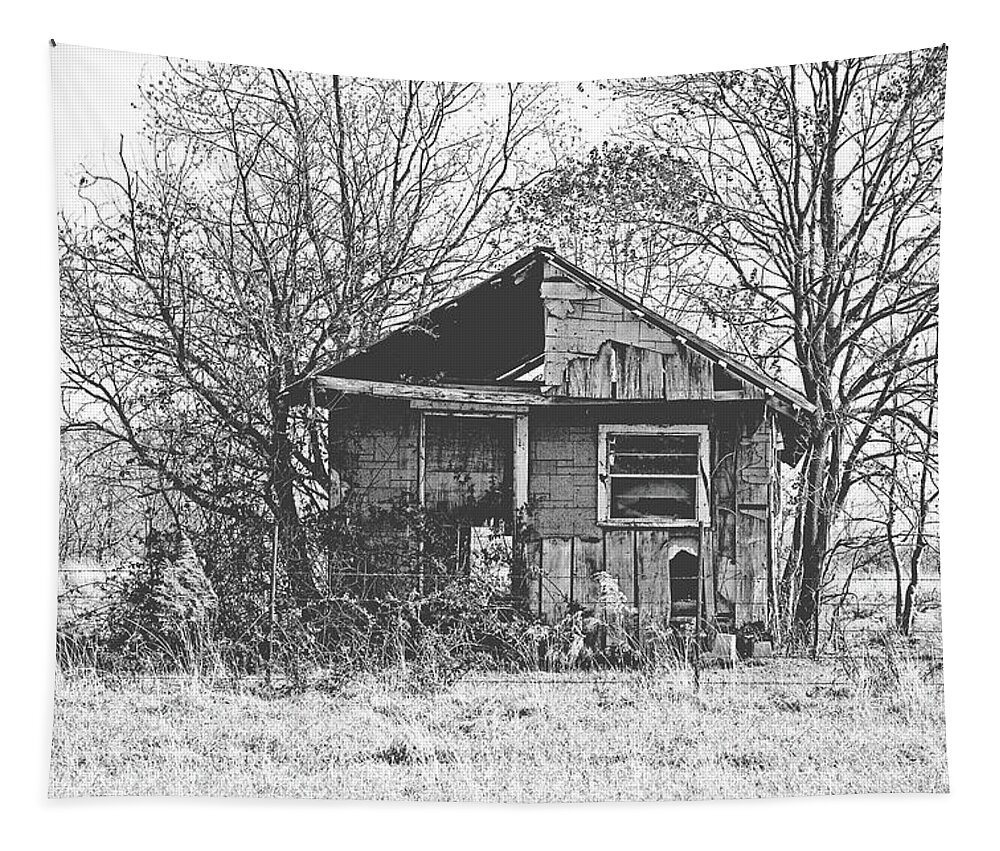 House Tapestry featuring the photograph The Old Home Place #1 by Scott Pellegrin