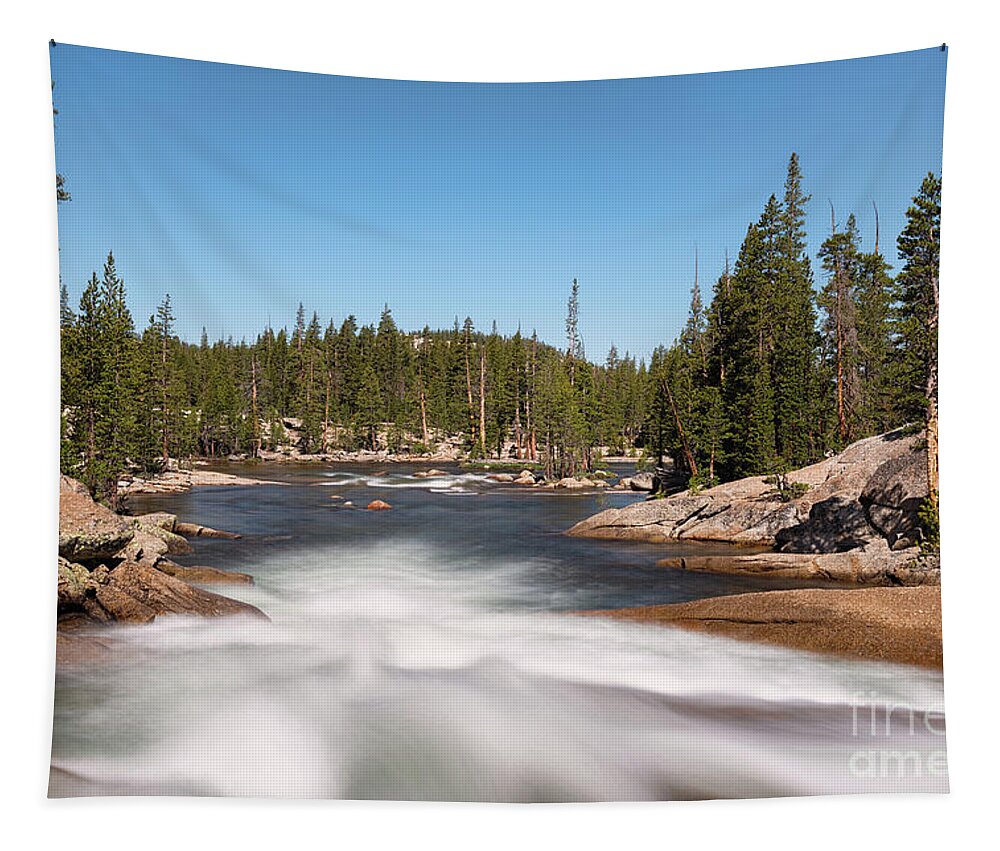 Tuolumne River Tapestry featuring the photograph Tuolumne River by Sharon Seaward