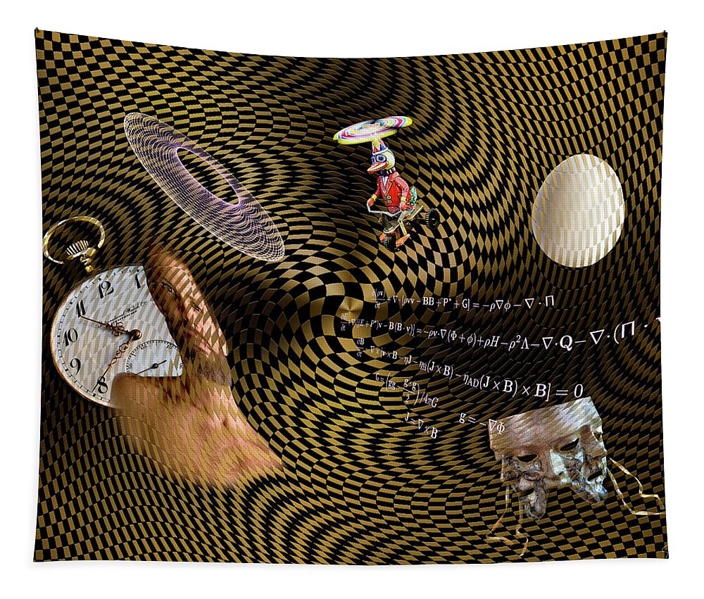 Egg Tapestry featuring the photograph Turning Perception On Its Head #2 by Endre Balogh