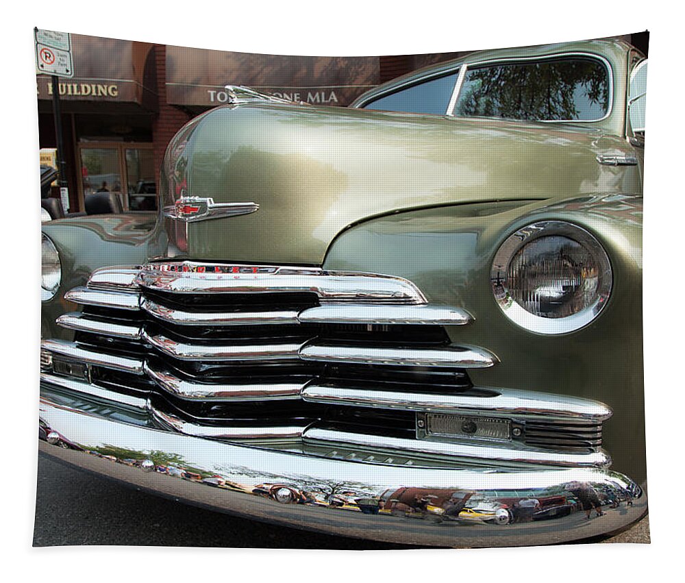 Vintage Tapestry featuring the photograph Vintage Chevrolet by Theresa Tahara