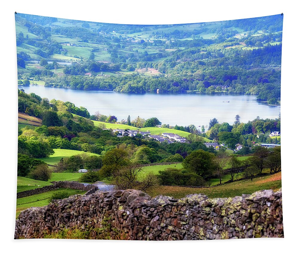Windermere Tapestry featuring the photograph Windermere - Lake District #1 by Joana Kruse