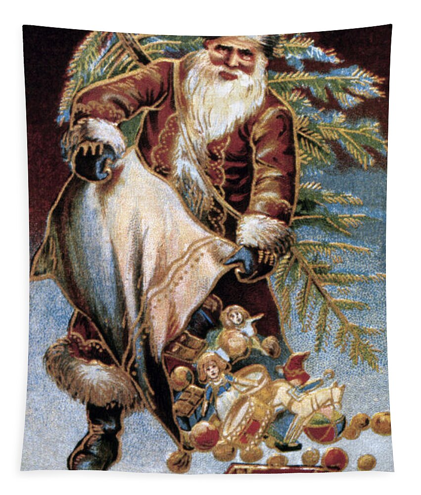 19th Century Tapestry featuring the photograph American Christmas Card #10 by Granger