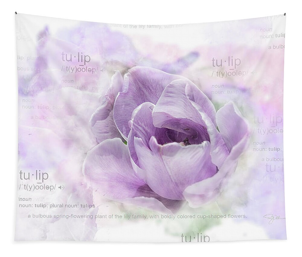 Tulip Tapestry featuring the photograph 10947 Tulip by Pamela Williams