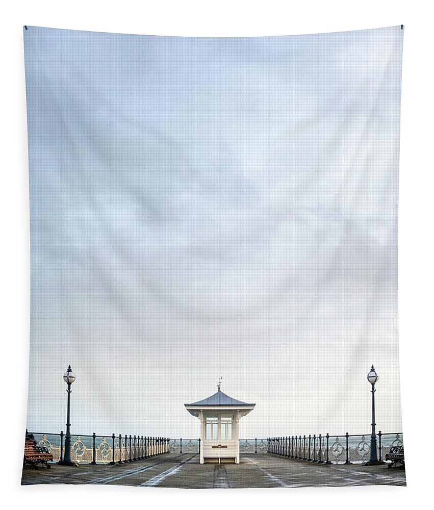 Swanage Tapestry featuring the photograph Swanage - England #13 by Joana Kruse