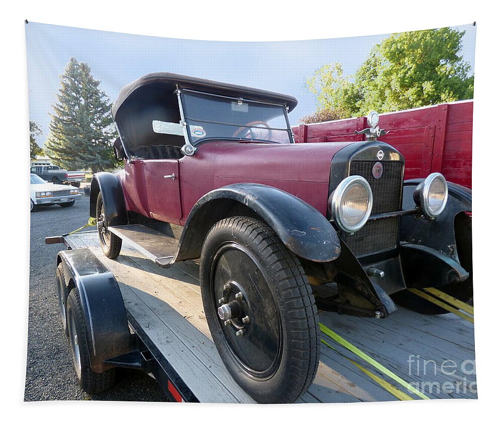 Antique Automobile Tapestry featuring the photograph 1922 Studebaker by Charles Robinson