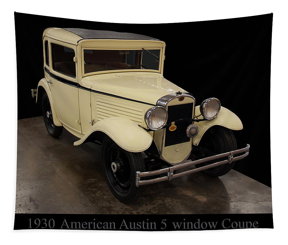1930 American Austin 5 Window Coupe Tapestry featuring the photograph 1930 American Austin 5 Window Coupe by Flees Photos