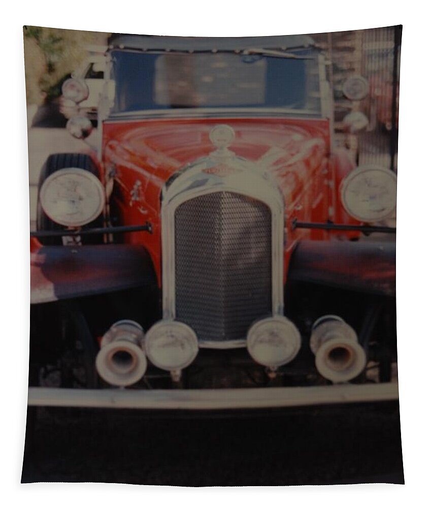 Car Tapestry featuring the photograph 1932 by Rob Hans