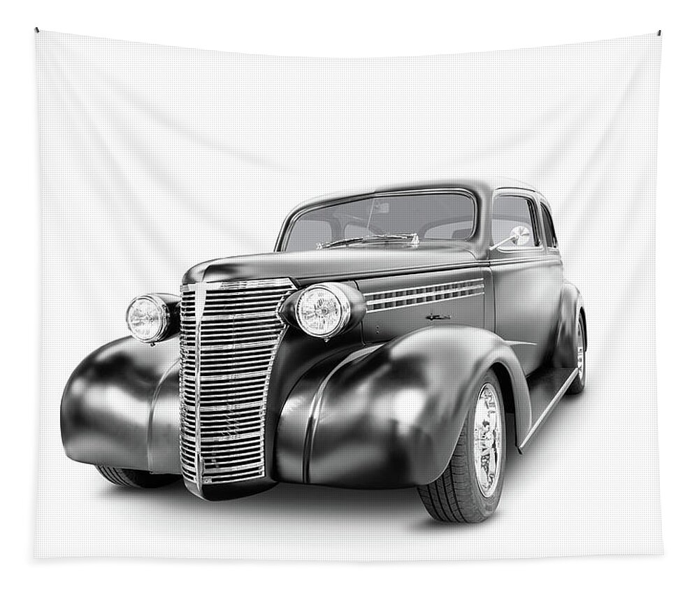 Car Tapestry featuring the photograph 1938 Chevy by Steve Lucas