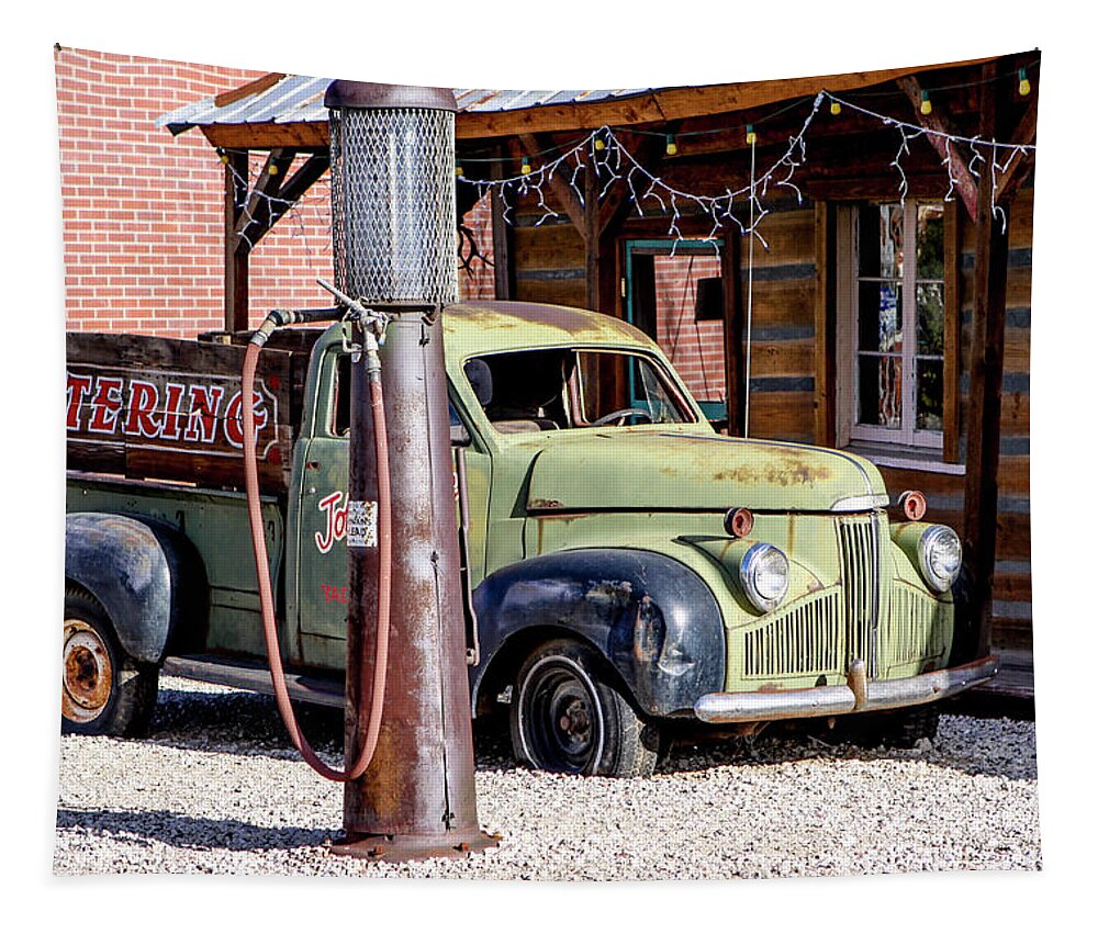  Truck Tapestry featuring the photograph 1947 Studebaker M-5 Pickup Truck by Gene Parks