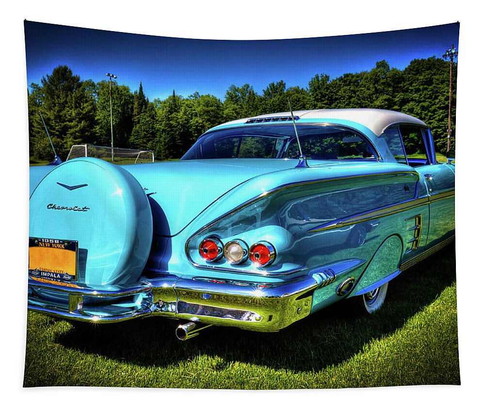 1958 Impala Tapestry featuring the photograph 1958 Impala by David Patterson