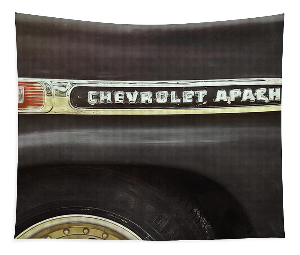 Classic Car Tapestry featuring the photograph 1959 Chevy Apache by Scott Norris
