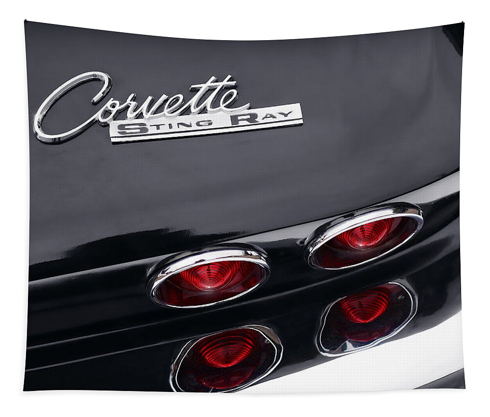 Chevy Tapestry featuring the photograph 1964 Chevrolet Corvette Sting Ray by Gordon Dean II