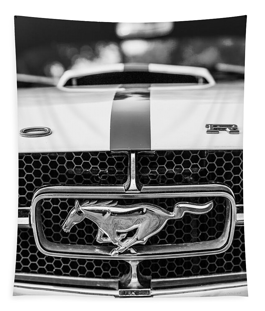 Pony Tapestry featuring the photograph 1965 Mustang by Karol Livote