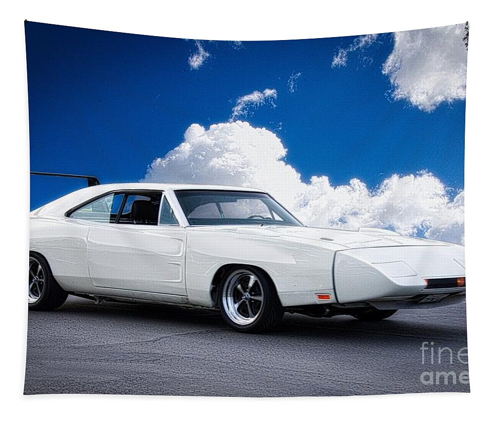 Automobile Tapestry featuring the photograph 1970 Dodge Daytona by Dave Koontz