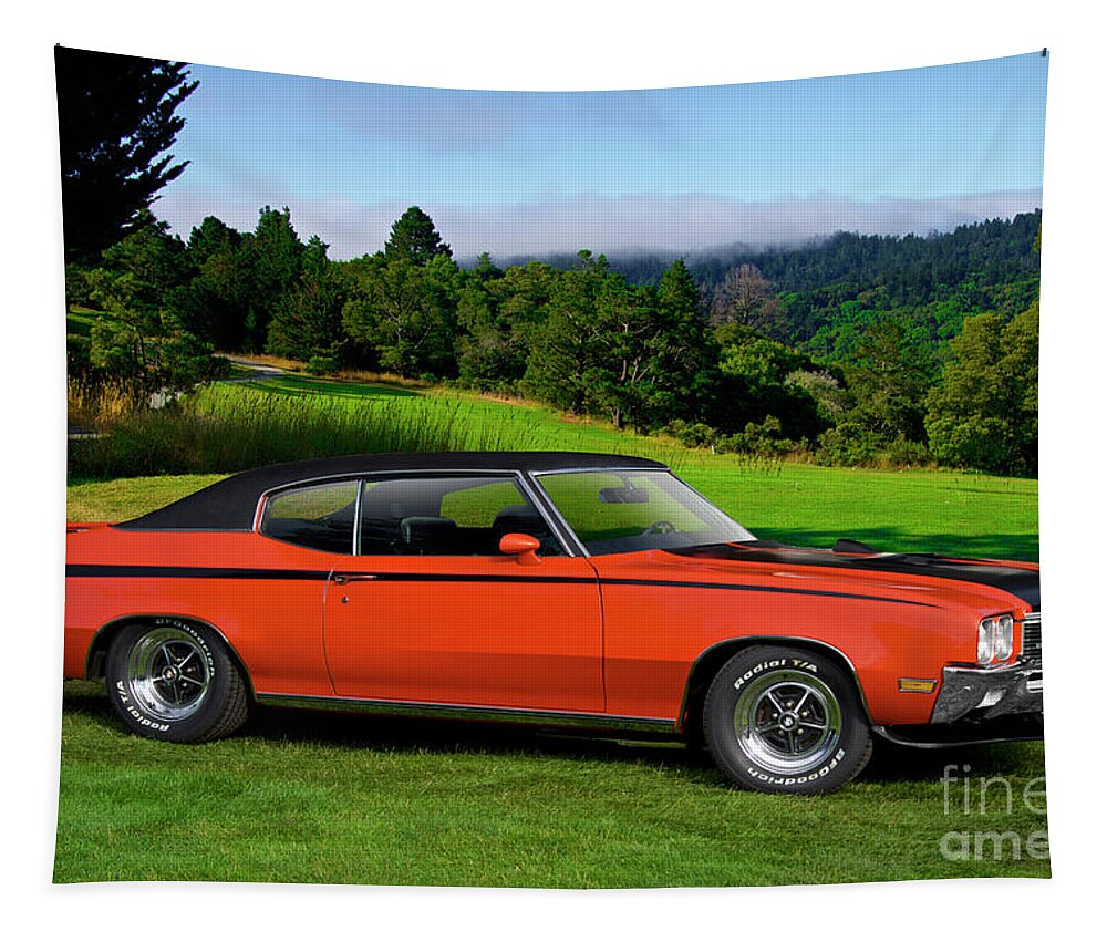 Automobile Tapestry featuring the photograph 1972 Buick GSX 455 Stage 1 by Dave Koontz