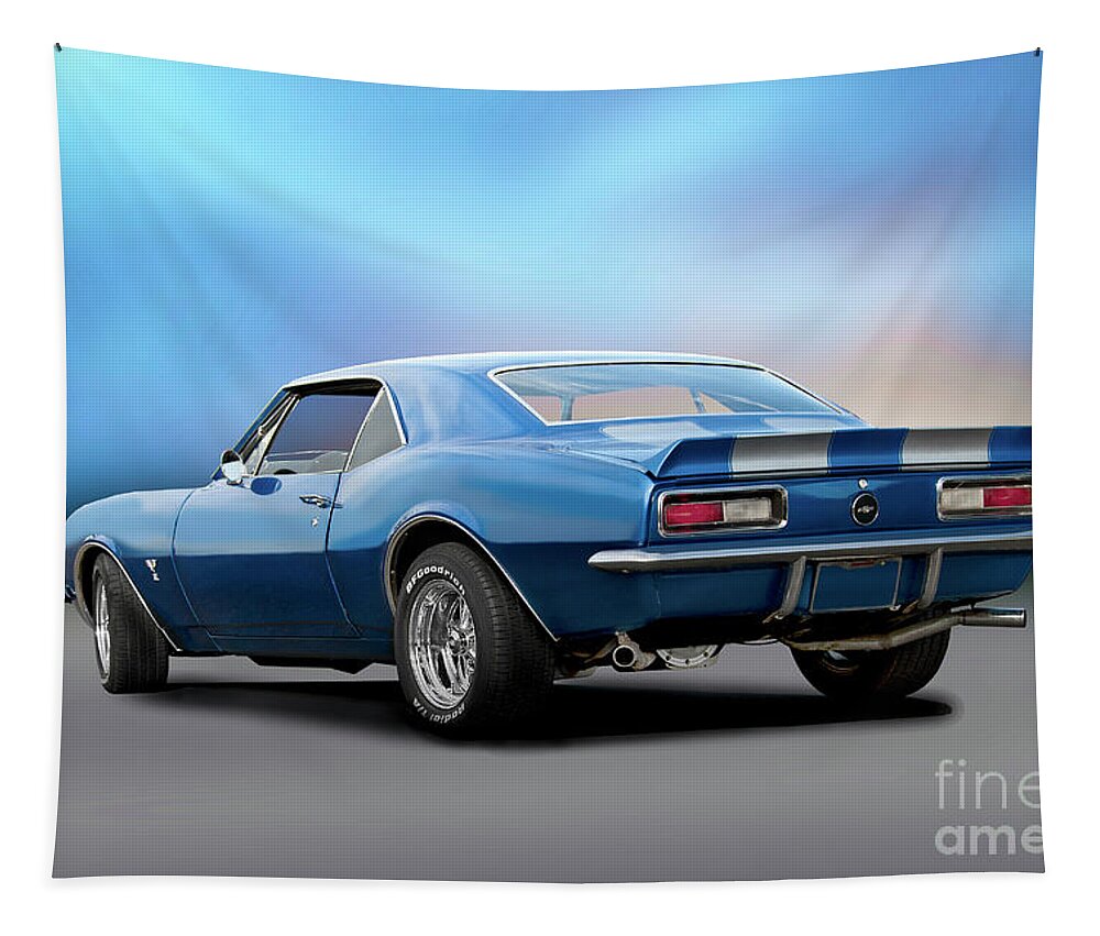 Automobile Tapestry featuring the photograph 1967 Chevrolet Camaro #2 by Dave Koontz