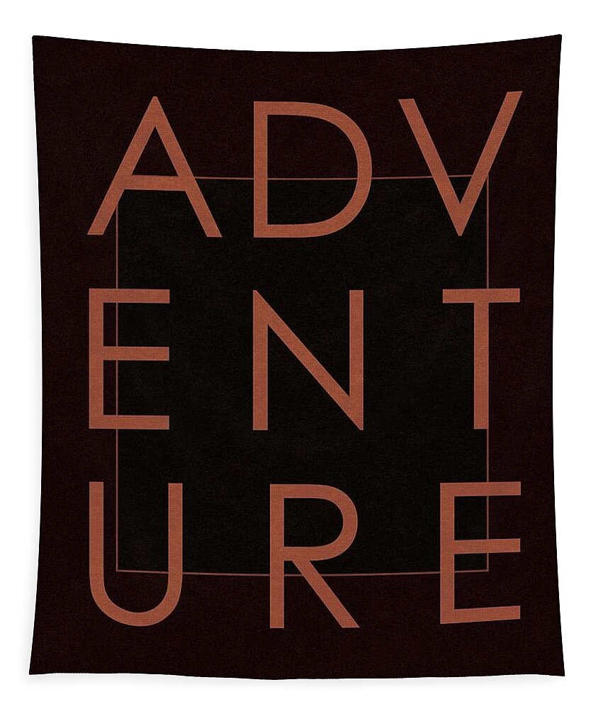 Adventure Tapestry featuring the mixed media Adventure #1 by Studio Grafiikka