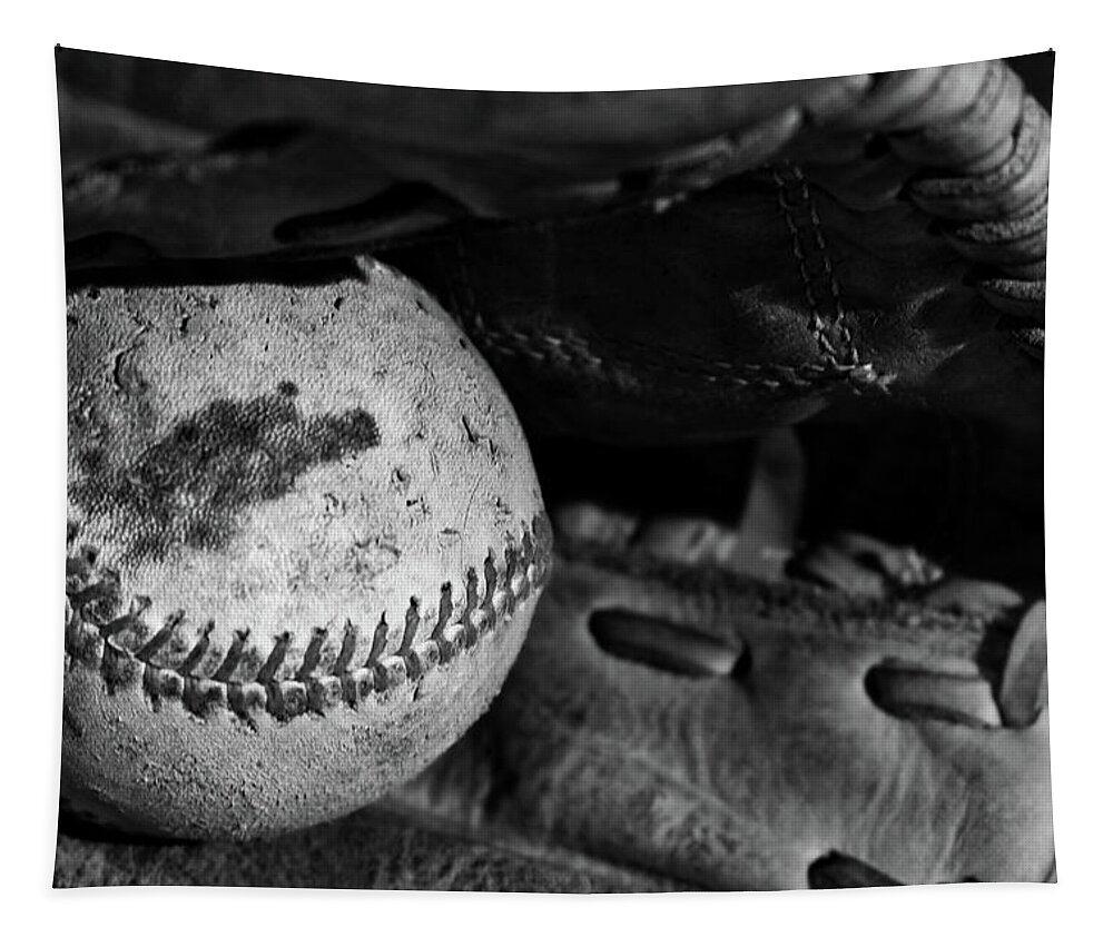 Baseball Tapestry featuring the photograph Baseball Memories by Mountain Dreams