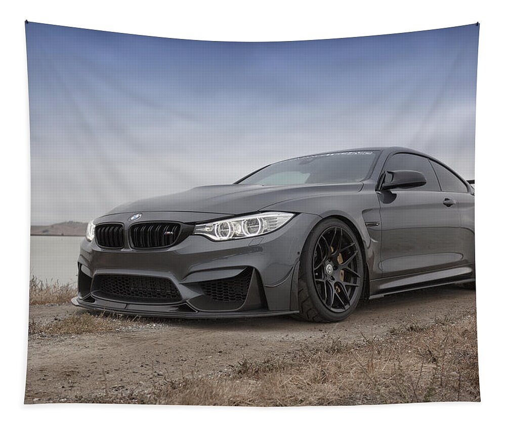Bmw Tapestry featuring the photograph Bmw M4 #2 by ItzKirb Photography