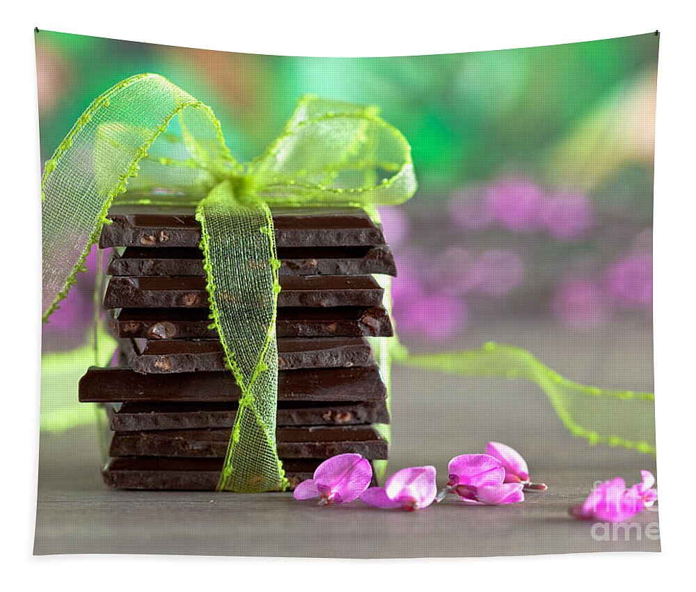 Addiction Tapestry featuring the photograph Chocolate #2 by Nailia Schwarz