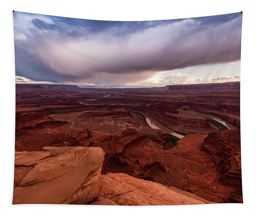 Jay Stockhaus Tapestry featuring the photograph Dead Horse Point #2 by Jay Stockhaus