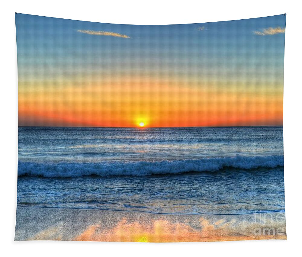 Sunset Tapestry featuring the photograph End of Day #1 by Debbi Granruth