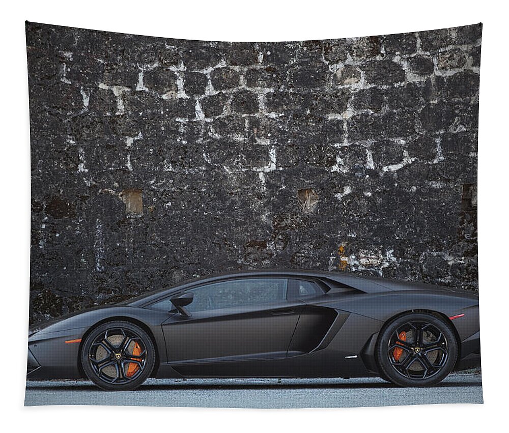 Lamborghini Tapestry featuring the photograph #Lamborghini #Aventador #2 by ItzKirb Photography