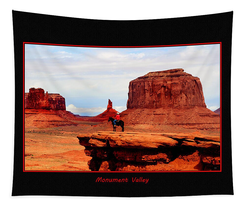 Utah Tapestry featuring the photograph Monument Valley II #1 by Tom Prendergast