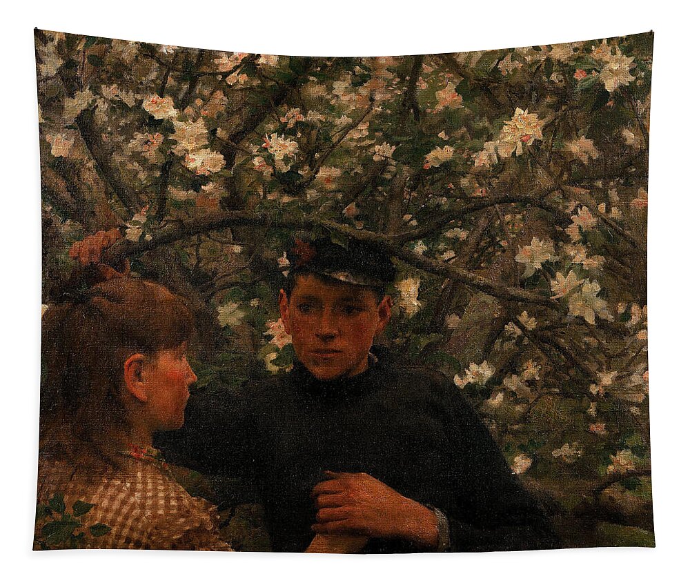 Promise Tapestry featuring the painting The Promise #4 by Henry Scott Tuke