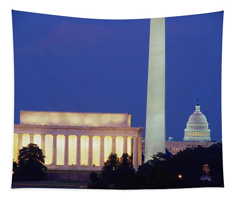 Photography Tapestry featuring the photograph Washington Dc #2 by Panoramic Images
