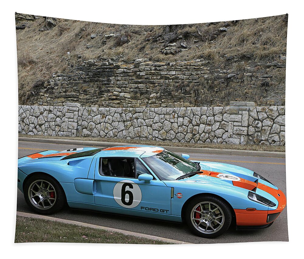 Ford Tapestry featuring the photograph 2006 Ford GT by Christopher McKenzie